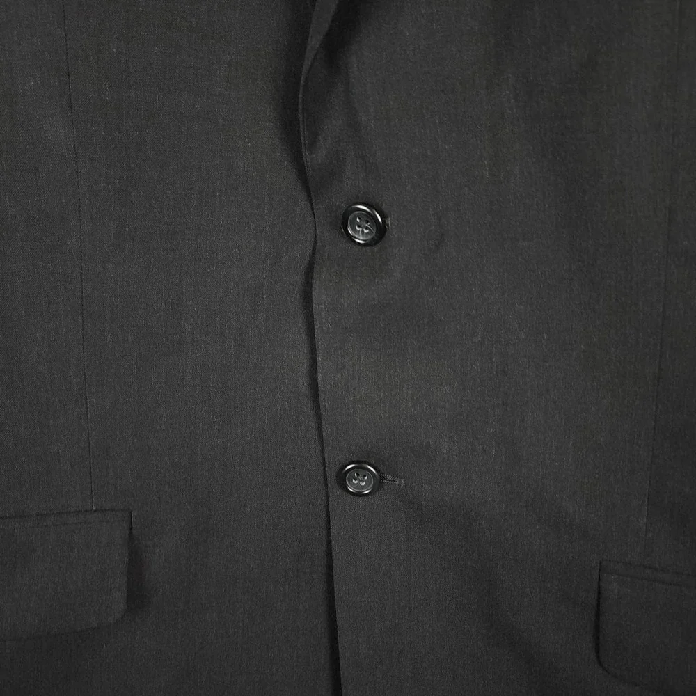 Pronto Uomo‎ Men's 2 Button Wool Blazer Size 42 Reg